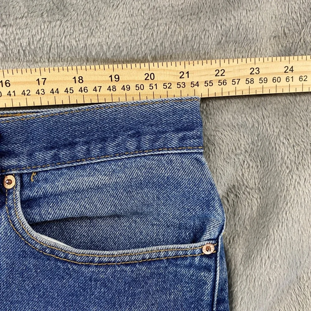 VTG Levis 505 Jeans Mens W42L30 Blue Regular Fit Straight Leg Medium Wash Y2K